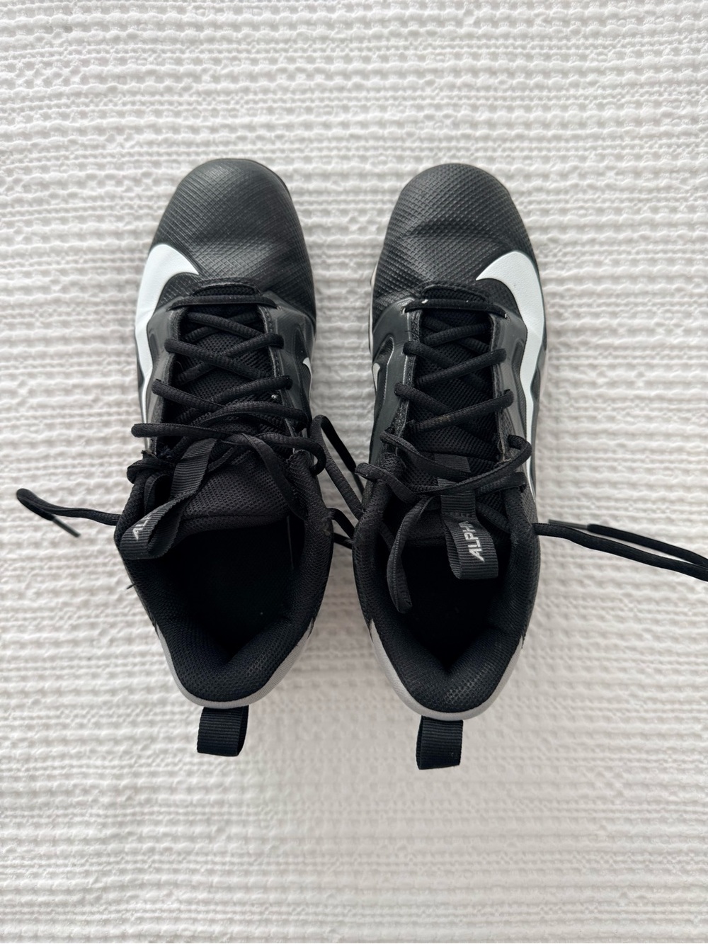 Nike Black and White Kids Athletic Shoes
